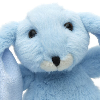 Mini Blue Bunny Soft Toy, From Birth, Gift Boxed, 2 of 5