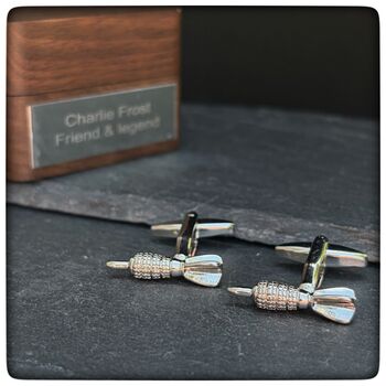 Personalised Darts Cufflinks, 4 of 8