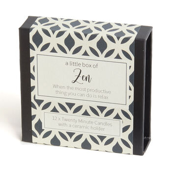 A Little Box Of Zen Mini Candle Gift Set, 2 of 6