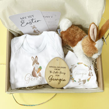 Personalised My First Easter Baby Gift Set, 8 of 9