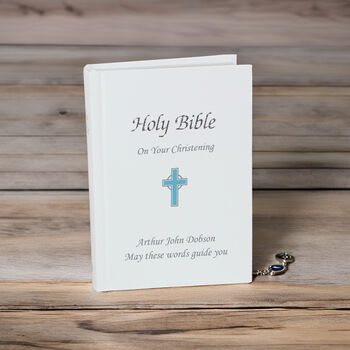 Personalised Blue Cross Bible, 2 of 6