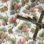 Woodland Wrapping Paper Roll Or Folded Rabbit Tree, thumbnail 1 of 2