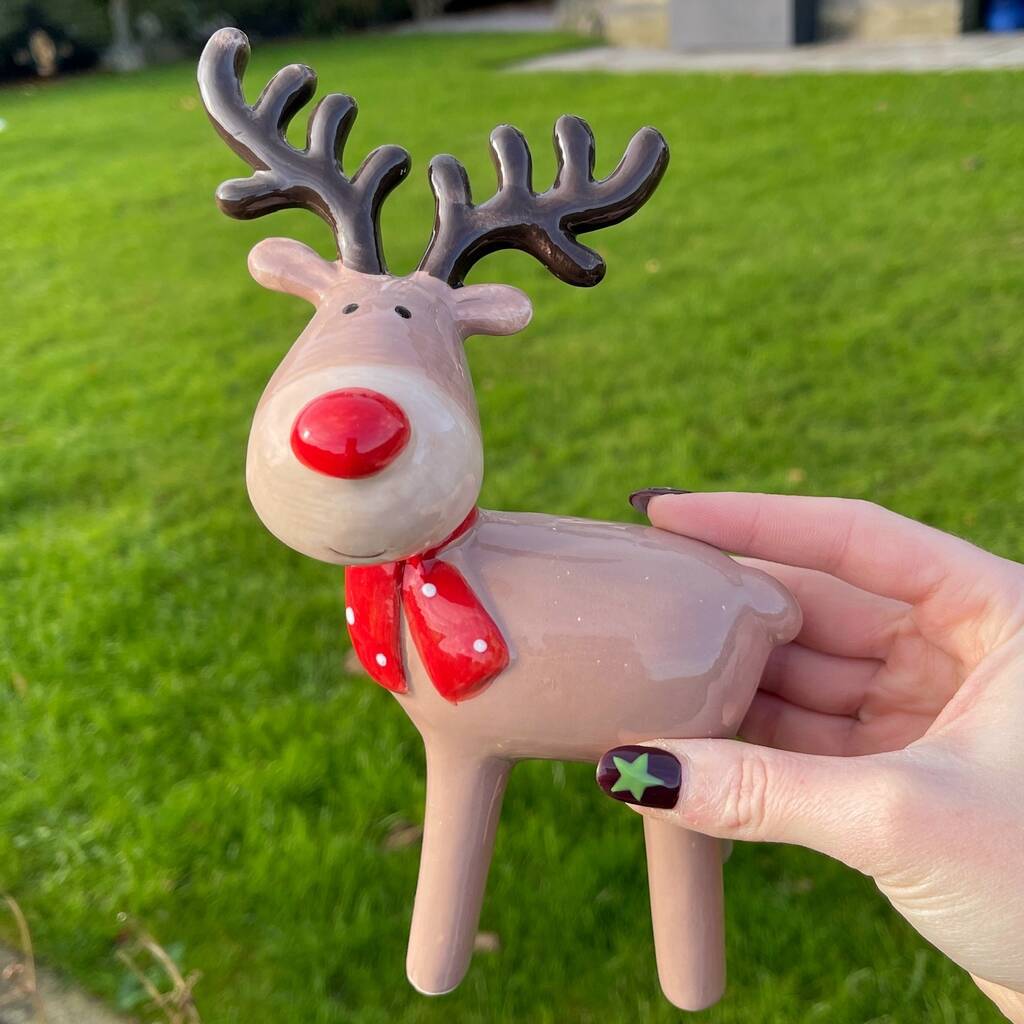 Christmas Rudolf Character Decoration, 1 of 4