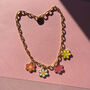 Hand Beaded Daisy Chain Flower Necklace, thumbnail 8 of 10