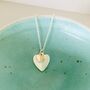Silver Plated And Rose Gold Heart Necklace, thumbnail 1 of 6