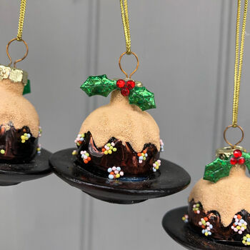 Christmas Set Of Pudding Decorations, 5 of 5