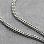 Men's Sterling Silver Curb Chain, thumbnail 5 of 7