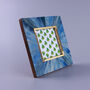 G Decor Profondo Blu Handcrafted Horn Bone And Brass Photo Frame, thumbnail 2 of 3