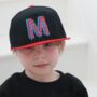 Personalised Leopard Initial Snap Back/ Cap, thumbnail 1 of 3