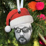 Santa Hat Photos Personalised Christmas Tree Decoration, thumbnail 2 of 12