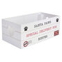 Personalised 'Santa Paws' White Wooden Christmas Eve Box, thumbnail 3 of 3