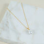 Gloucester Freshwater Pearl And Gold Plated Pendant, thumbnail 1 of 4