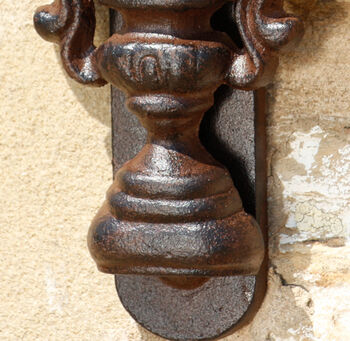 Ornate Cast Iron Door Knocker, 9 of 10