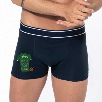 Personalised Lucky Rugby Match Day Underwear, 2 of 5