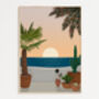Sunset In Ibiza Travel Art Print, thumbnail 4 of 6