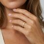 Women's Dainty Stacking Eternity Ring Band In 18k Gold, thumbnail 2 of 3