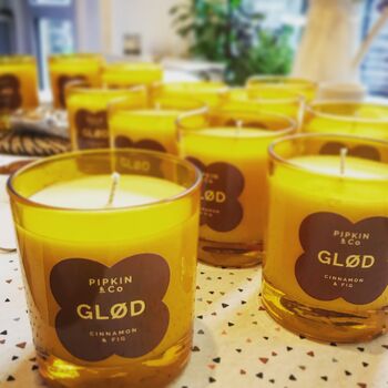 'Glod' Cinnamon And Fig Scented Soy Candle, 7 of 8