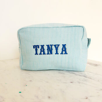 Personalised Monogrammed Make Up Bag, 2 of 10