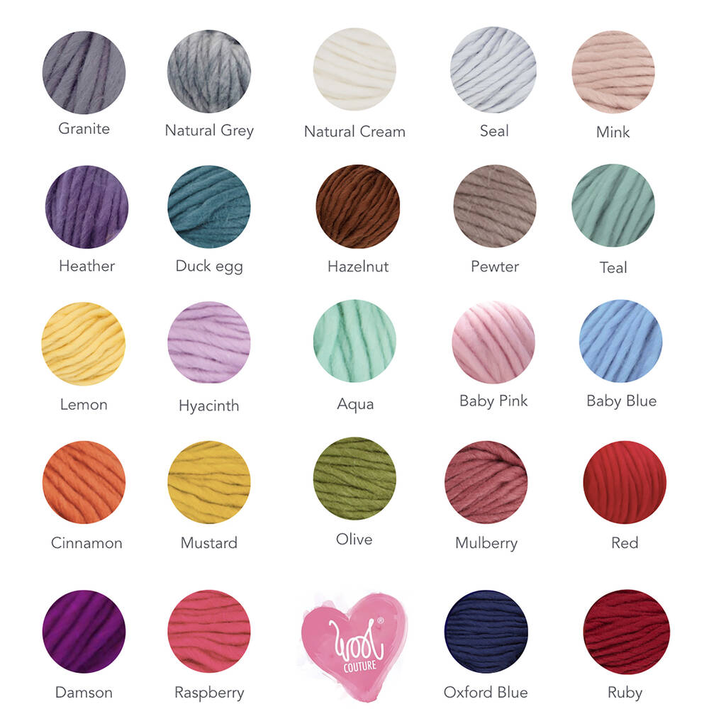 Hot Water Bottle Knitting Kit By Wool Couture