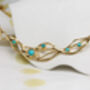 Gold And Turquoise Necklace, thumbnail 6 of 10