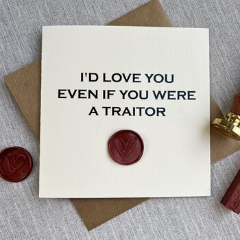 Traitors Inspired Father's Day Card, 2 of 3