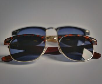 Bergen Tortoiseshell Frame Eco Sunglasses, 3 of 10