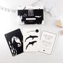Black And White Sensory Book And Flash Card Gift Set, thumbnail 7 of 9