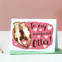 Significant Otter Pun Valentine's Card, thumbnail 1 of 8