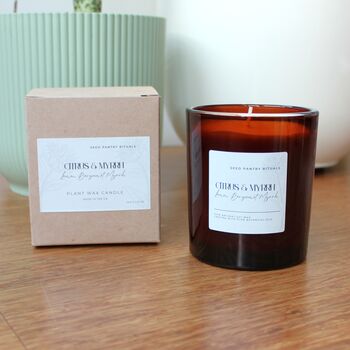 Citrus And Myrrh Botanical Candle 30cl, 3 of 6