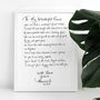 Personalised Best Friend Gift Unframed Print, thumbnail 2 of 9