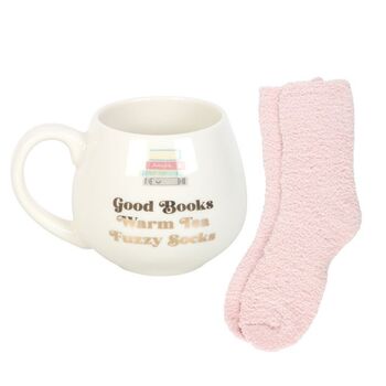 Book Lover Gifts Good Books Mug And Socks Set, 2 of 4