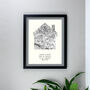 Personalised House Heart Framed Print, thumbnail 2 of 5