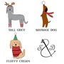 Personalised Jolly Dogs Family Christmas Jumpers, thumbnail 4 of 11
