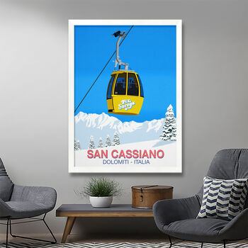 San Cassiano Ski Resort Poster, 2 of 6