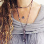Amethyst, Gold And Diamond Chain Necklace, thumbnail 1 of 12