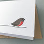 Robin Cards, Pack Of Four, thumbnail 3 of 4