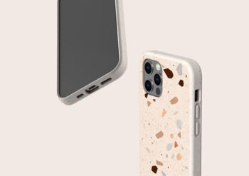 Orange Terrazzo Biodegradable Phone Case, 4 of 8