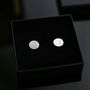 Sun And Moon Stud Earrings Gold Vermeil, Gift For Her, thumbnail 5 of 11