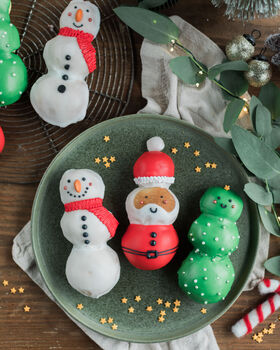 Christmas Iced Bun Baking Kit, 3 of 6