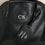Personalised Initials Vegan Leather Weekend Holdall Bag, thumbnail 2 of 7