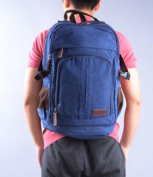 Canvas Backpack Rucksack, 6 of 12
