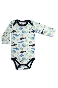 Under The Sea Baby Bodysuit |Pure Cotton | 0 24 Months, 4 of 6