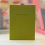 Olive Green Fabric Daily Planner, thumbnail 1 of 2