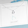 Wishbone Sterling Silver Necklace, thumbnail 6 of 12