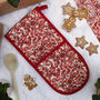Winter Foliage Double Oven Gloves, thumbnail 1 of 2