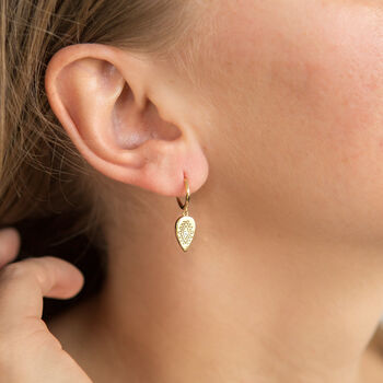 Gold Or Silver Plated Teardrop Boho Earrings, 11 of 12