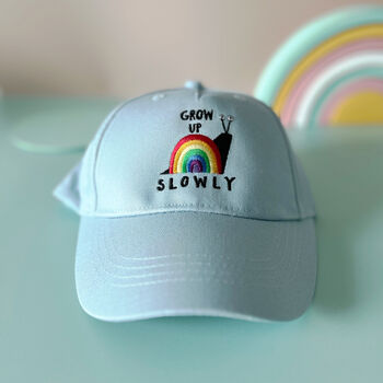 Grow Up Slowly Children's Cap, 9 of 9