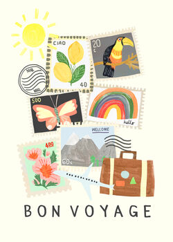 Bon Voyage Card, 2 of 3