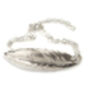 Silver Feather Bracelet, thumbnail 2 of 6