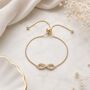 Friendship Infinity Drawstring Bracelet, thumbnail 5 of 6